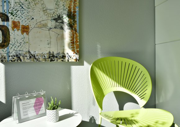 lime farvet stol